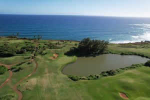 Poipu Bay 11th Green Aerial